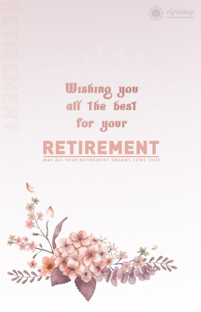 Retirement | eGreetings Portal