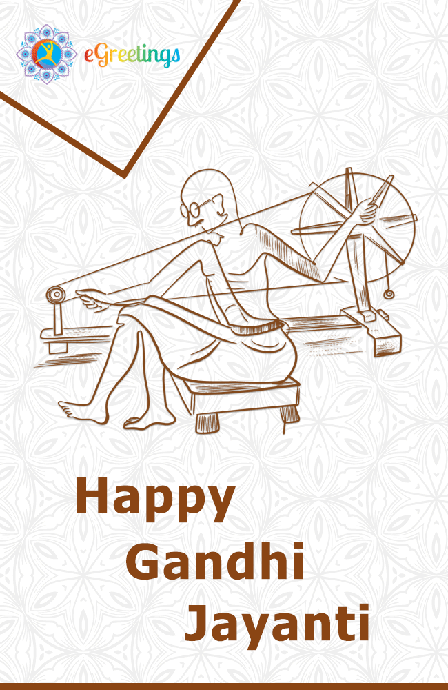 Banner with the happy gandhi jayanti event template